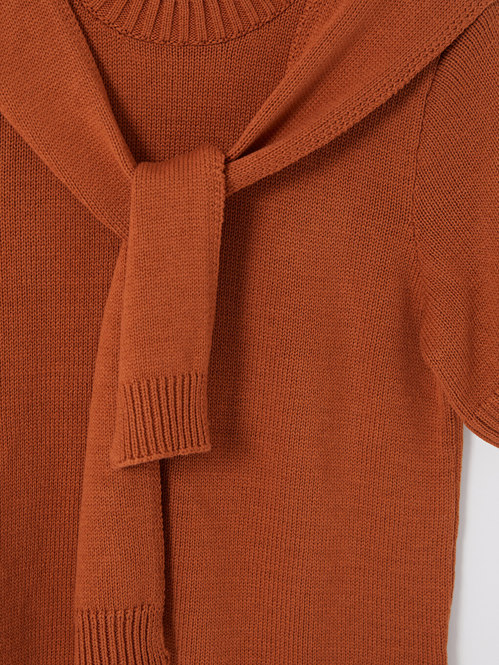 Woman Orange Sweater-2