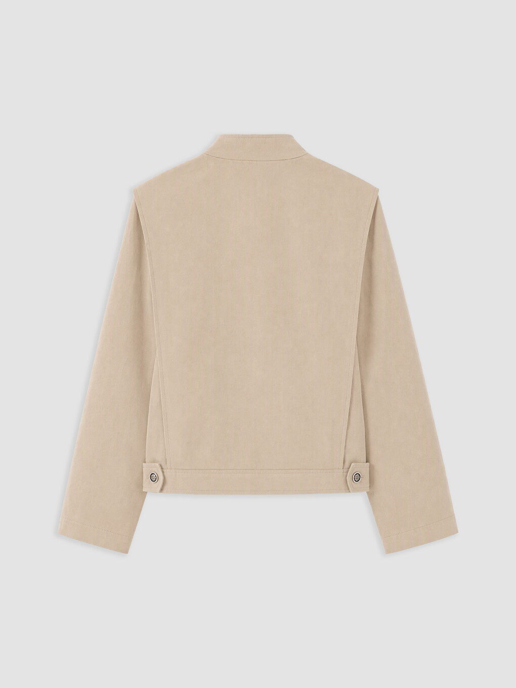 Woman Khaki Raincoat-1
