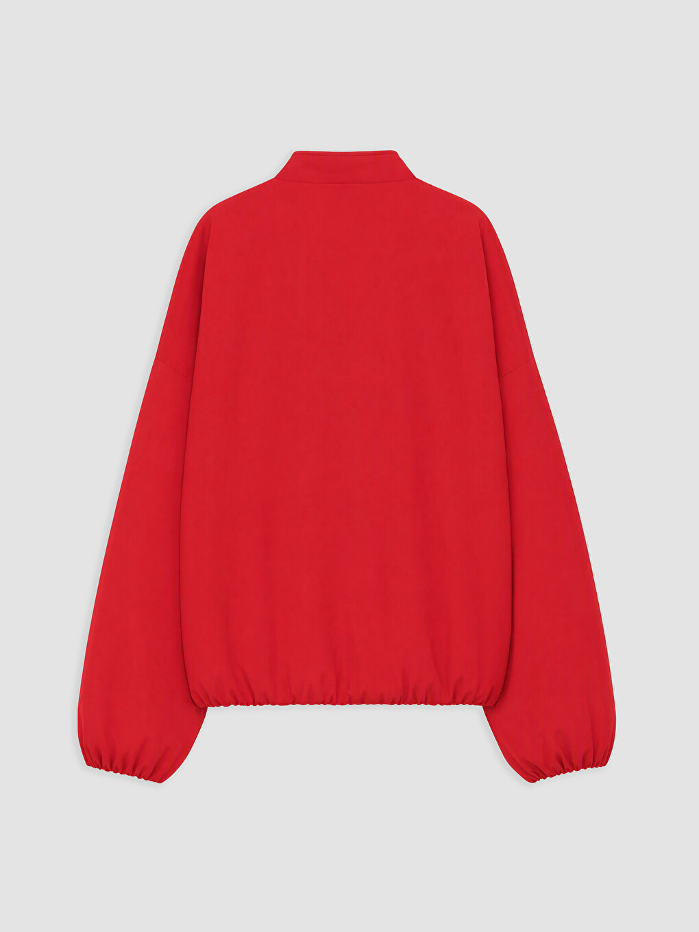 Woman Red Raincoat-1