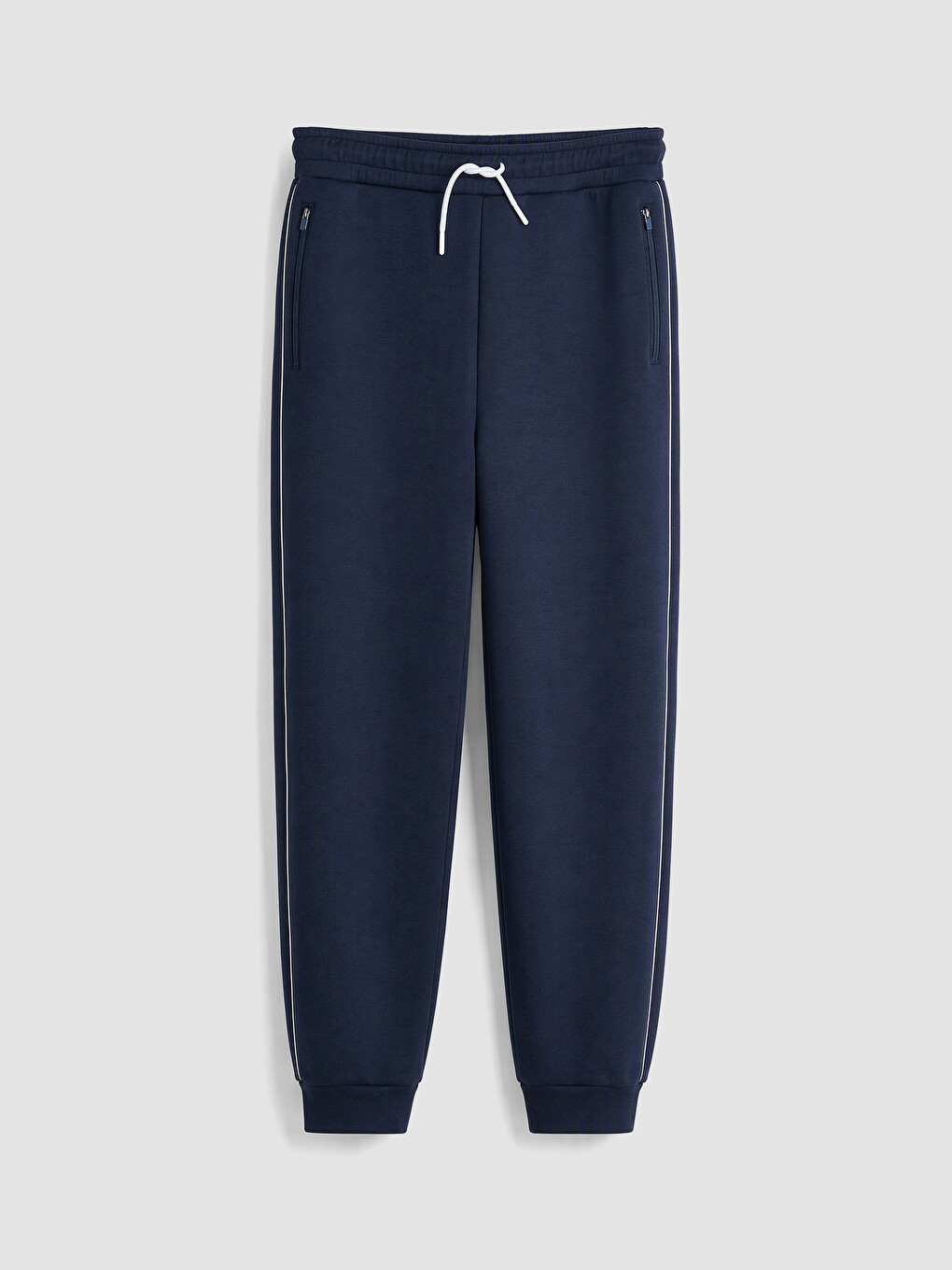 Lacivert Loose Fit Erkek Jogger Eşofman Altı-6