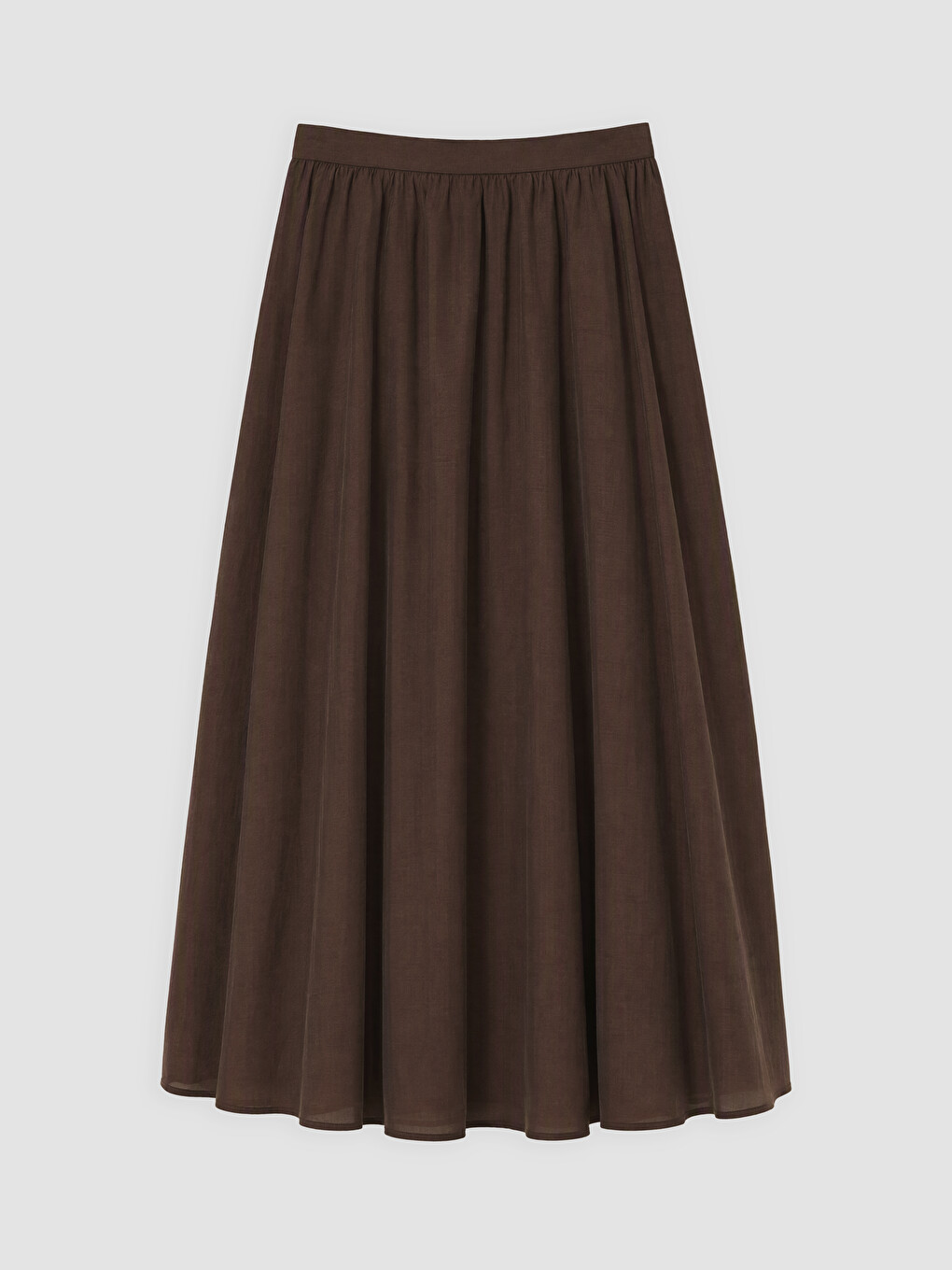 Elastic Waist Flared Skirt