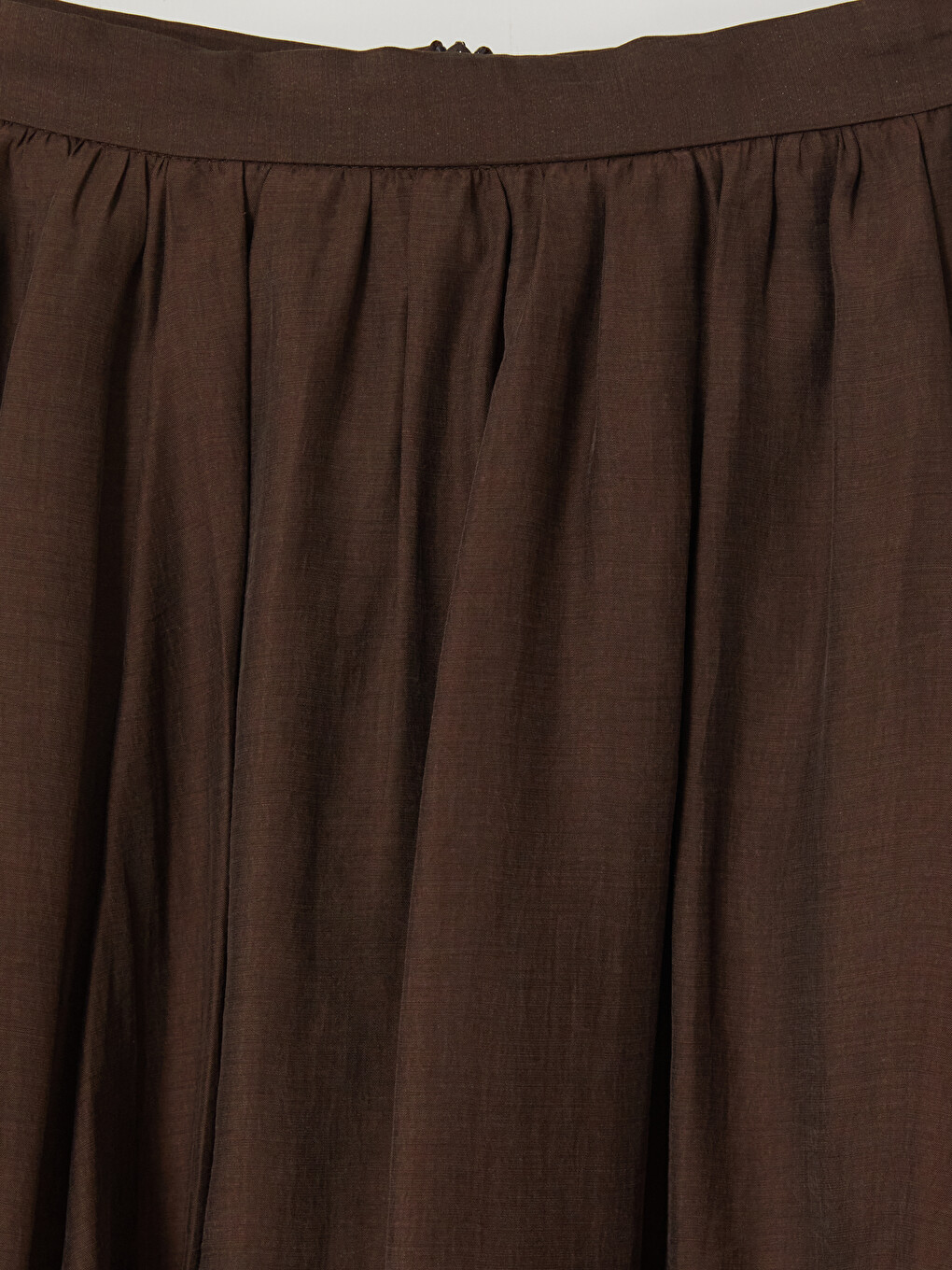 Elastic Waist Flared Skirt-2