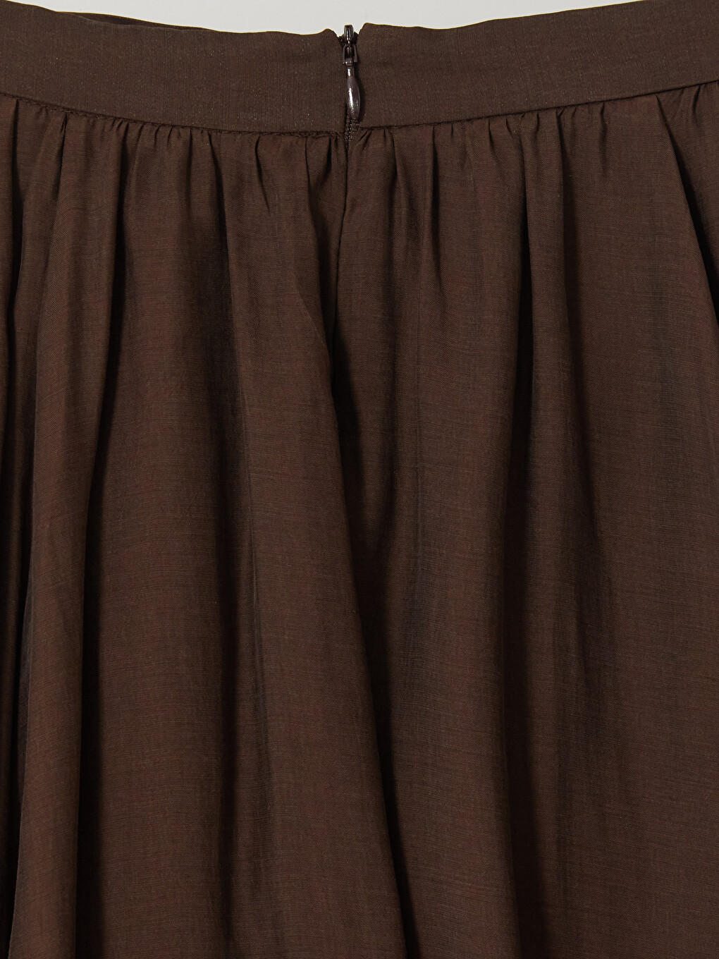 Elastic Waist Flared Skirt-3