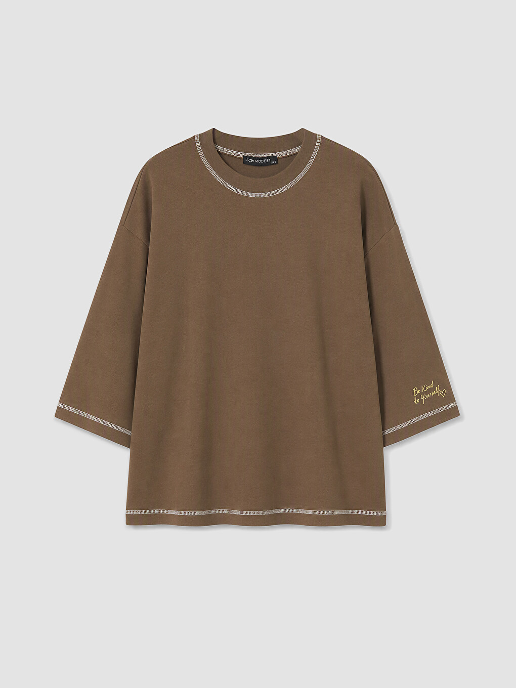 Woman Brown T-shirt