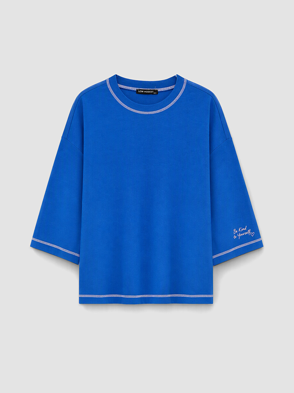 Woman Blue T-shirt