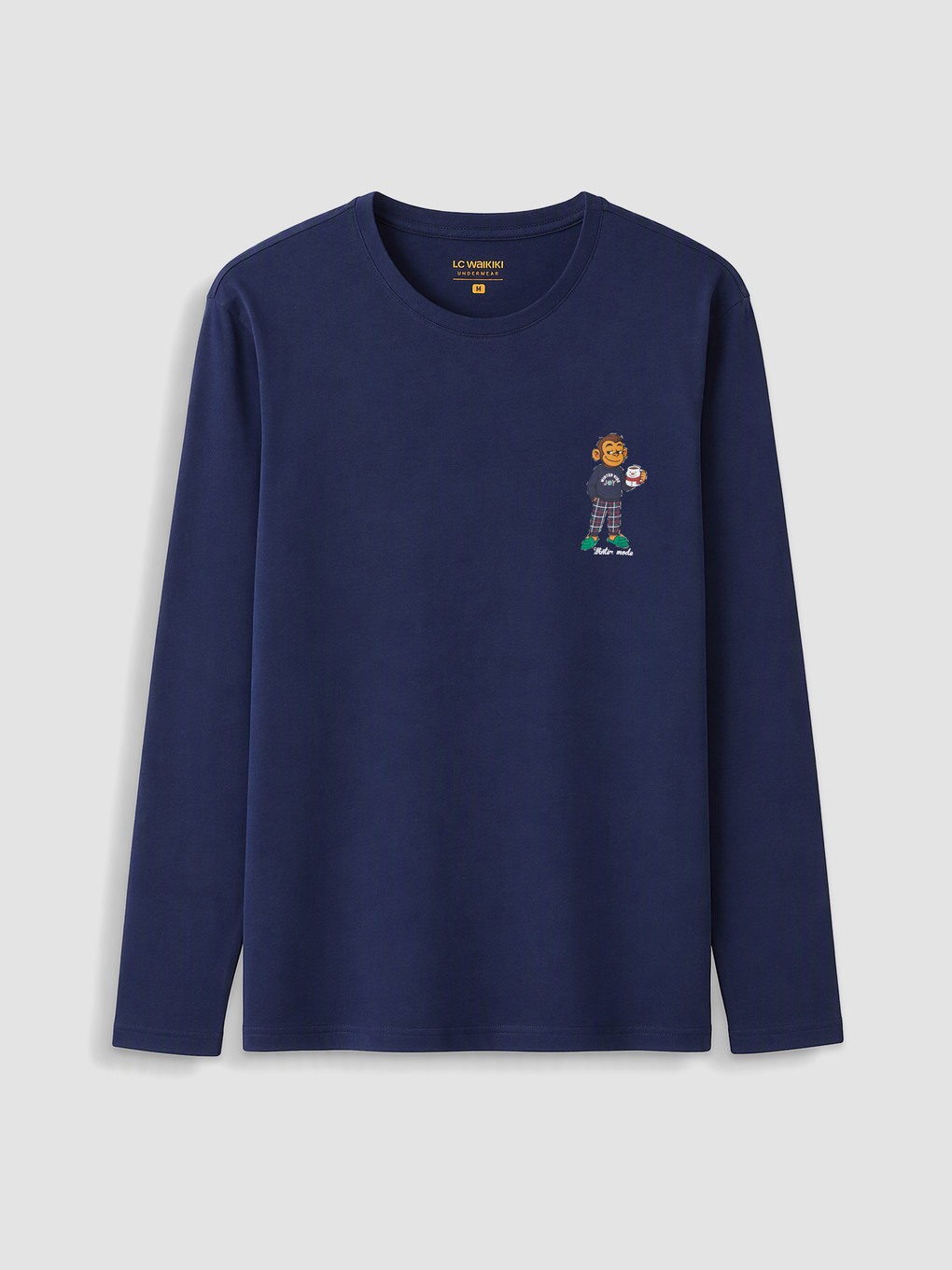 Man Navy Pyjama Set-1