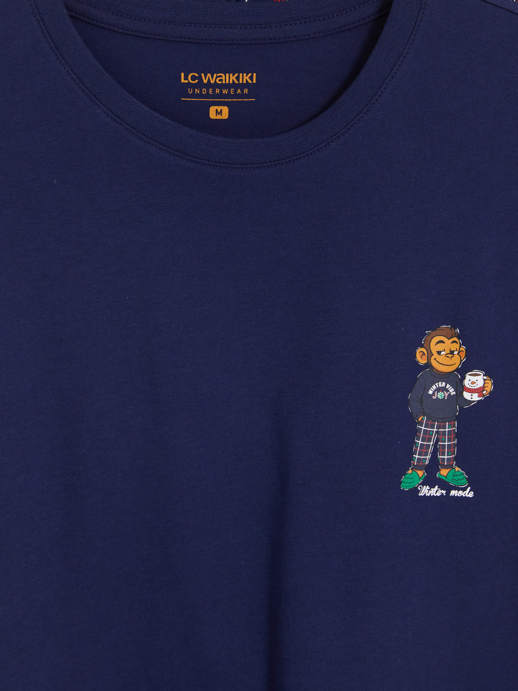 Man Navy Pyjama Set-3