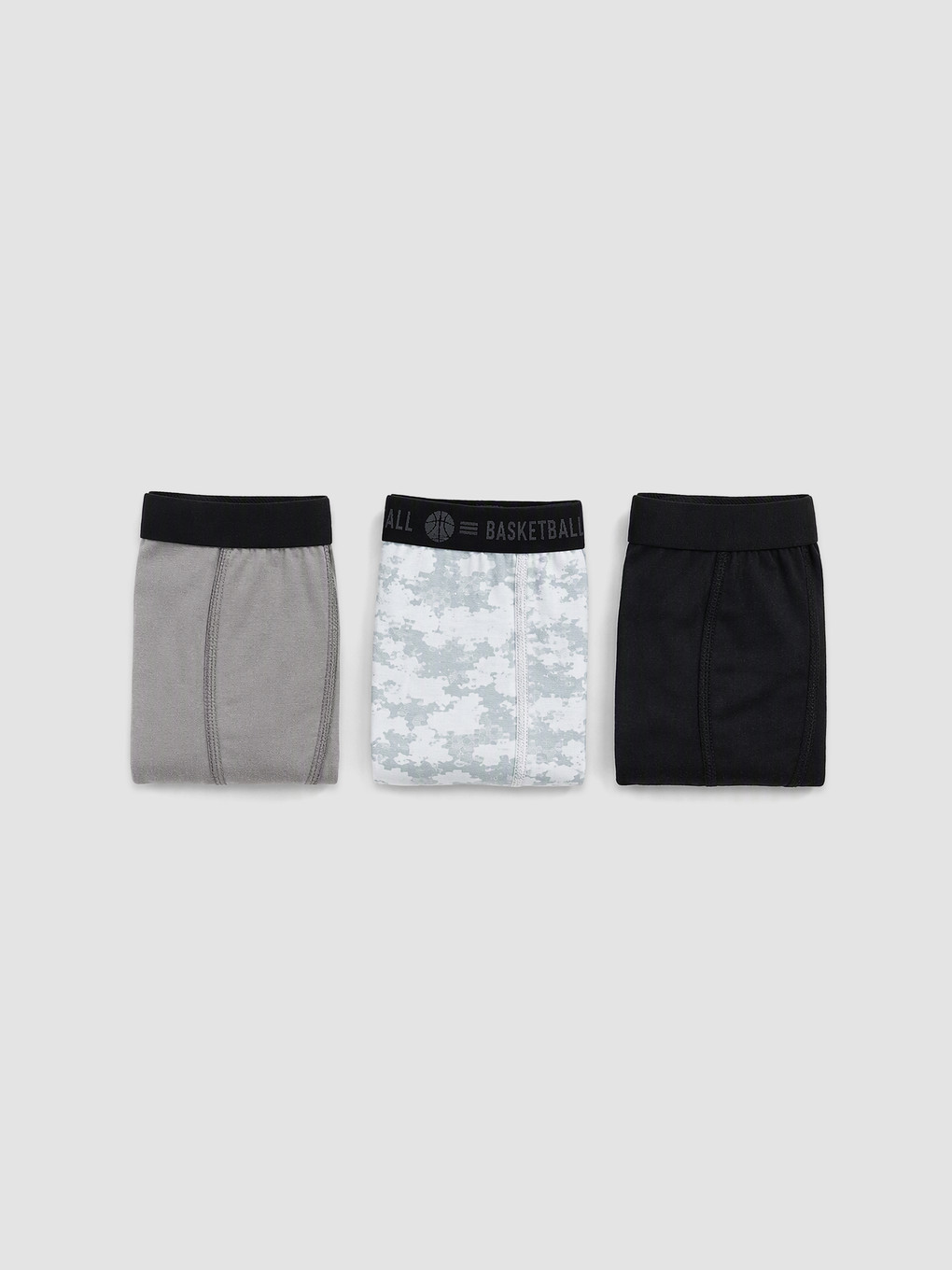 Gri 3'lü Erkek Çocuk Boxer
