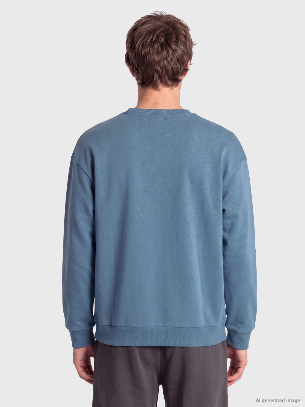 İndigo Nyc Nakışlı Erkek Sweatshirt-3