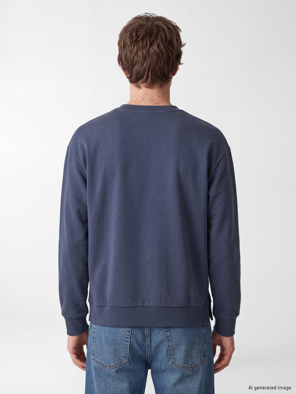 Antrasit Bisiklet Nyc Baskılı Erkek Sweatshirt-3