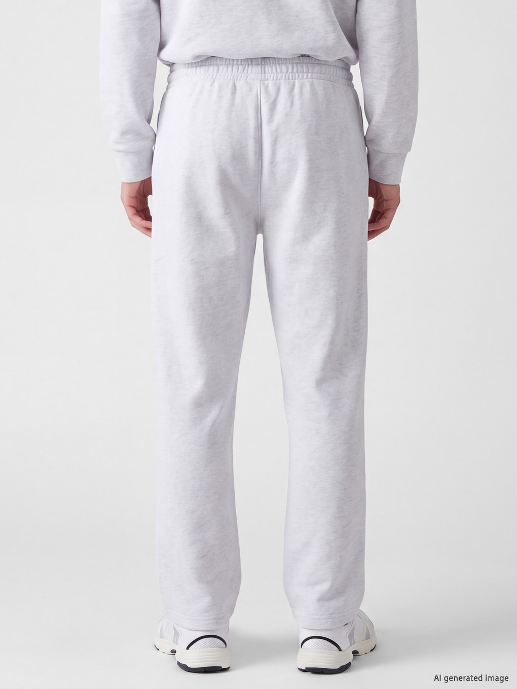 Gri Nyc Nakışlı Erkek Pantolon-3