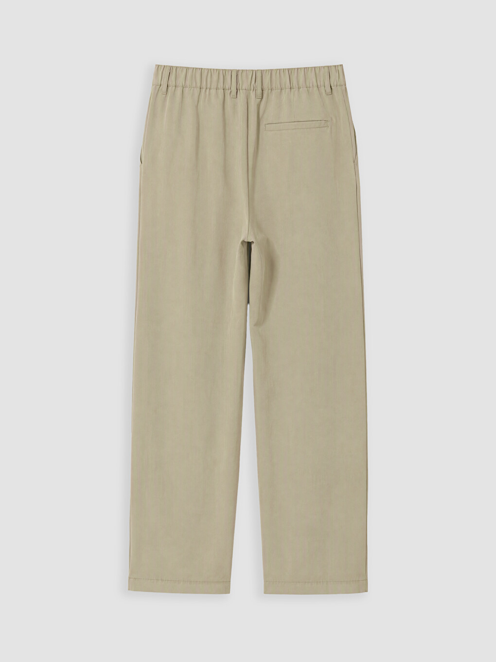 Yeşil Loose Fit Erkek Pileli Pantolon-2