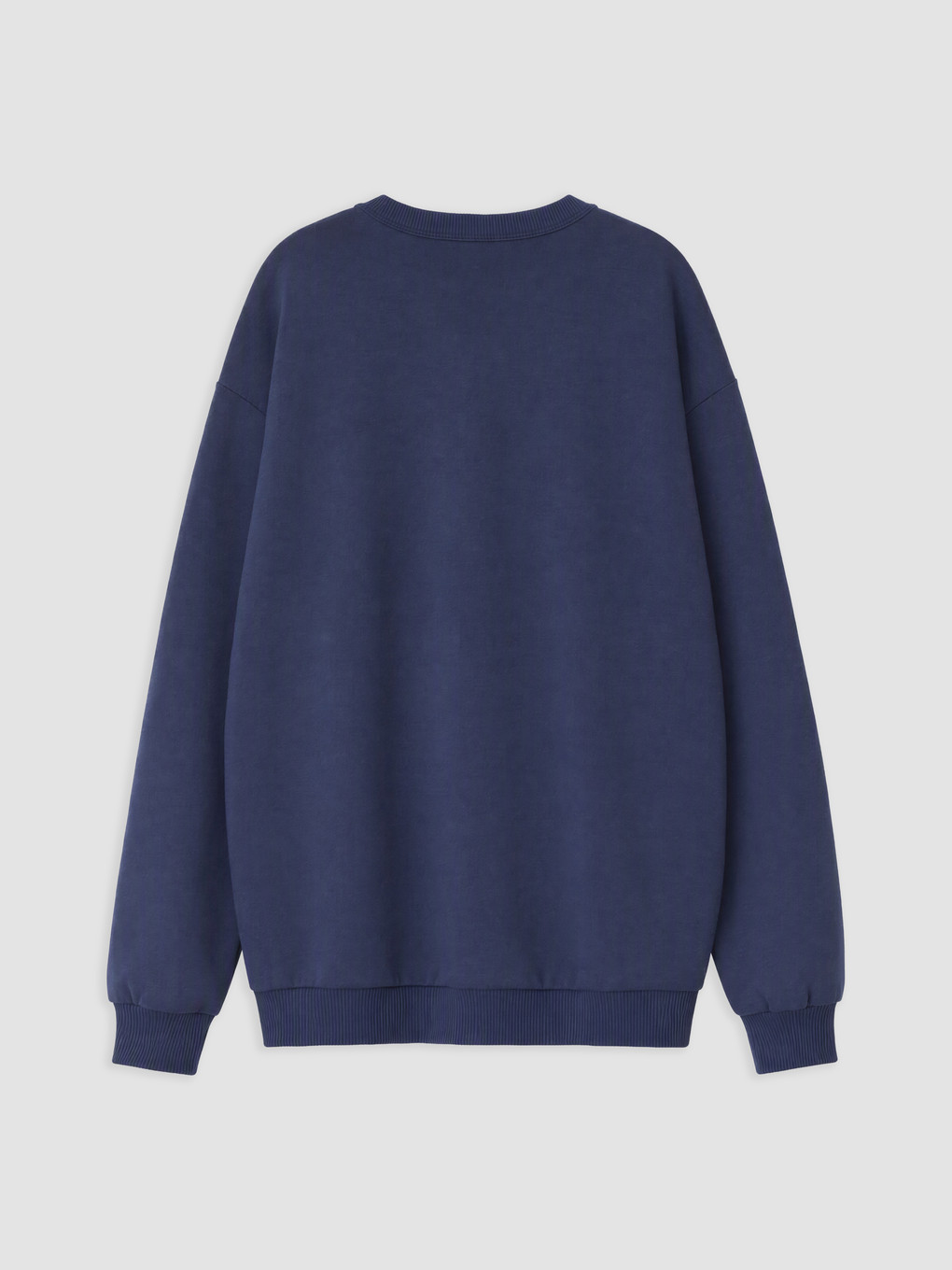 Lacivert Bisiklet Yaka Erkek Çocuk Sweatshirt-1