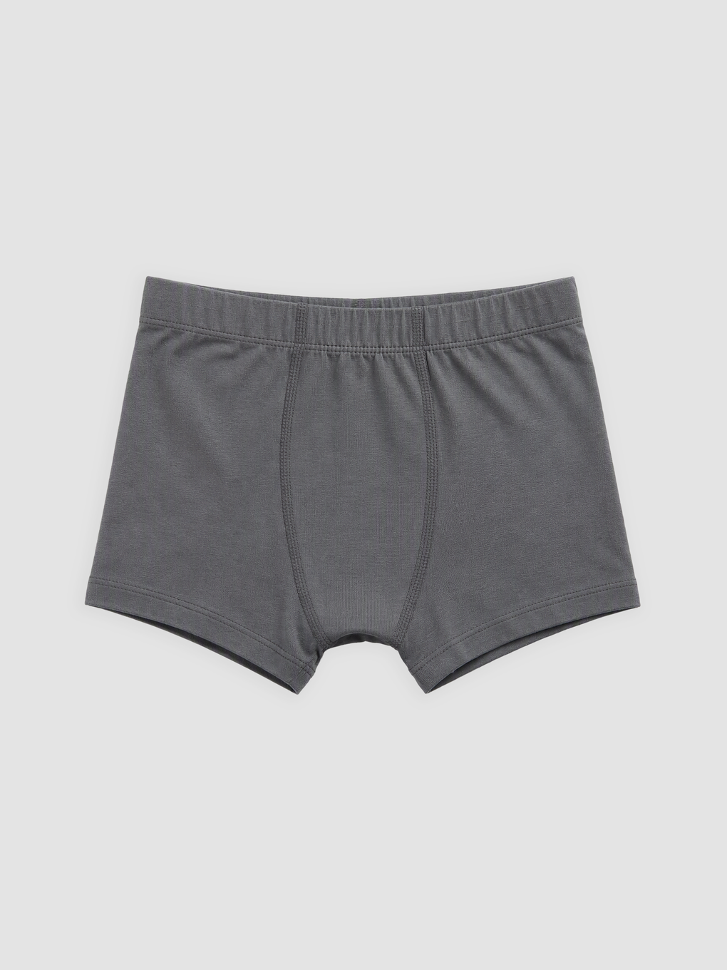 Gri Beli Lastikli Erkek Çocuk Boxer