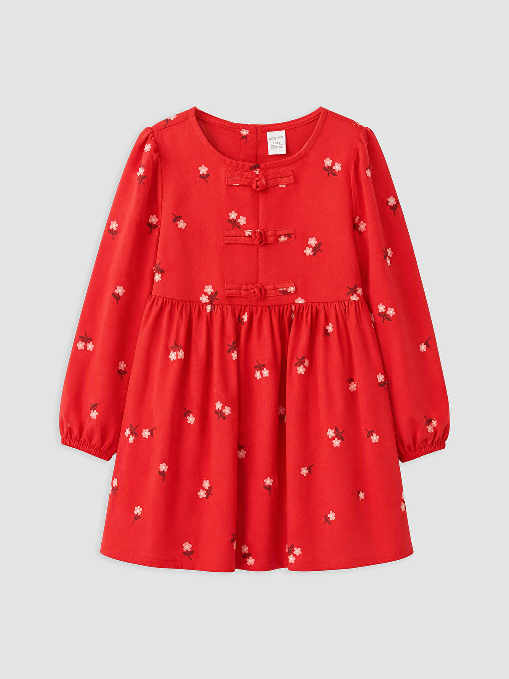 Robe Gabardine Florale Fille