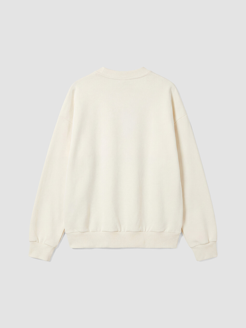 Ekru Baskılı Kız Çocuk Sweatshirt-2