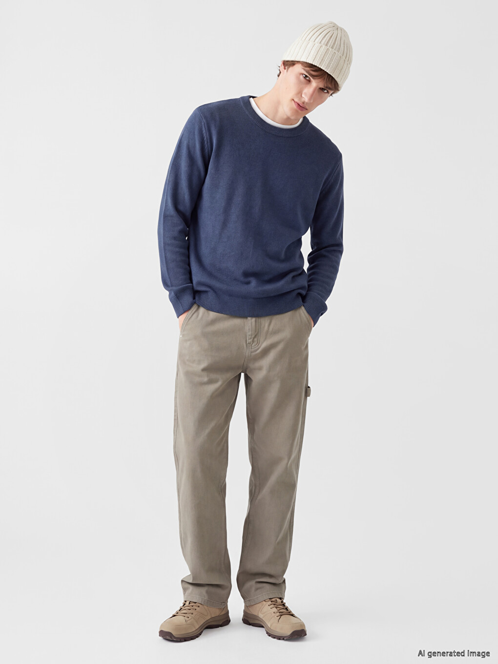 Crew Neck Men's Sweater-1