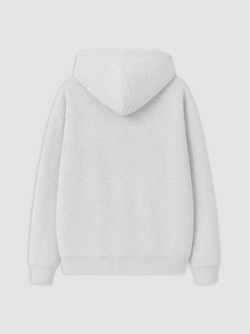 Gri Yıldız Nakışlı Kız Çocuk Fermuarlı Sweatshirt-2