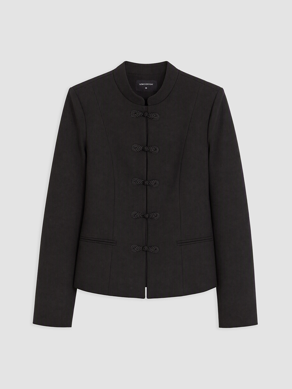 Woman Black Jacket