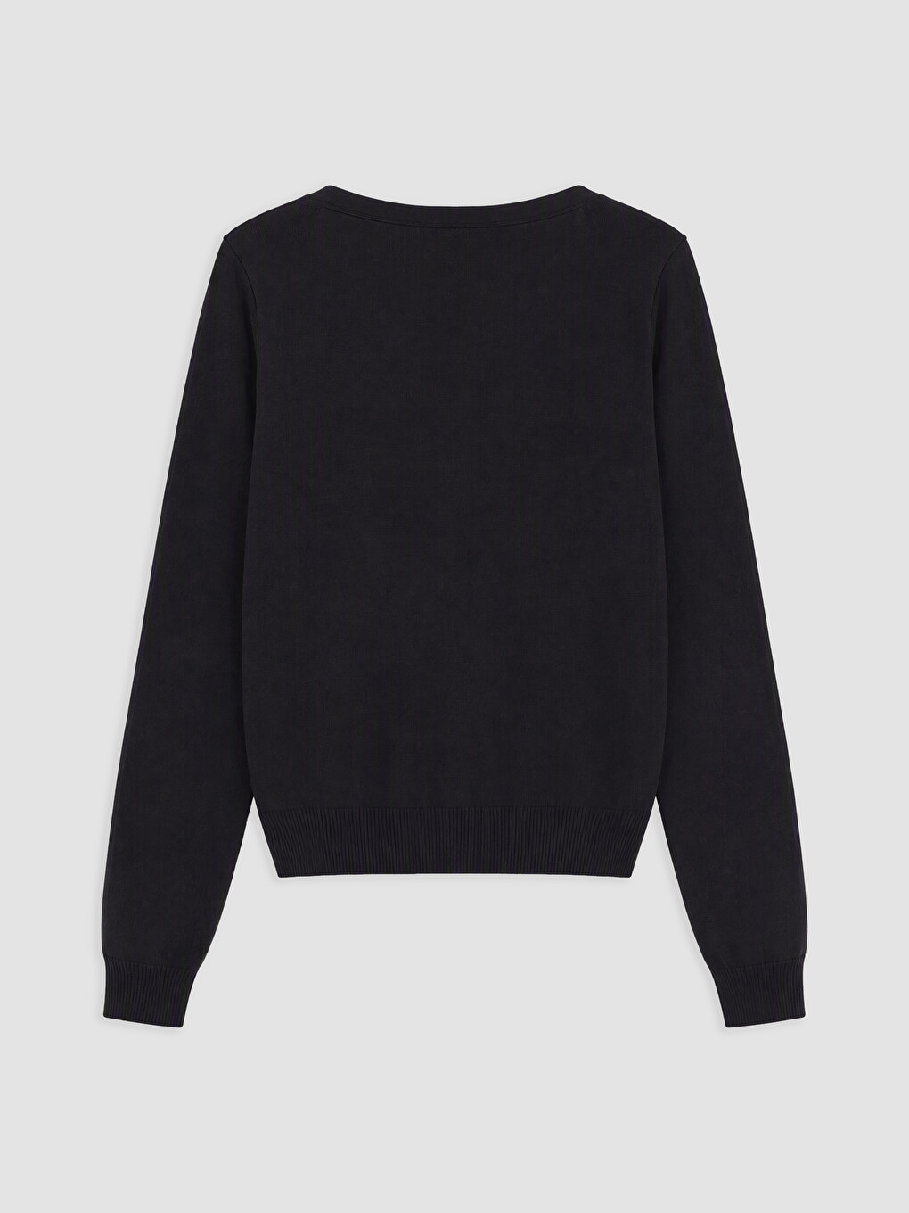 Woman Black Cardigan-1