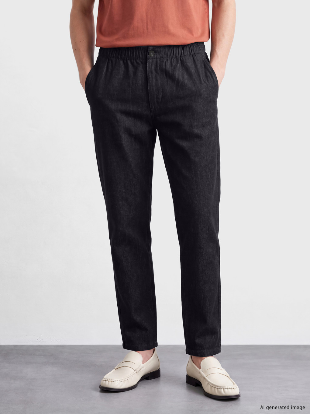 Lacivert Regular Fit Erkek Pantolon-1