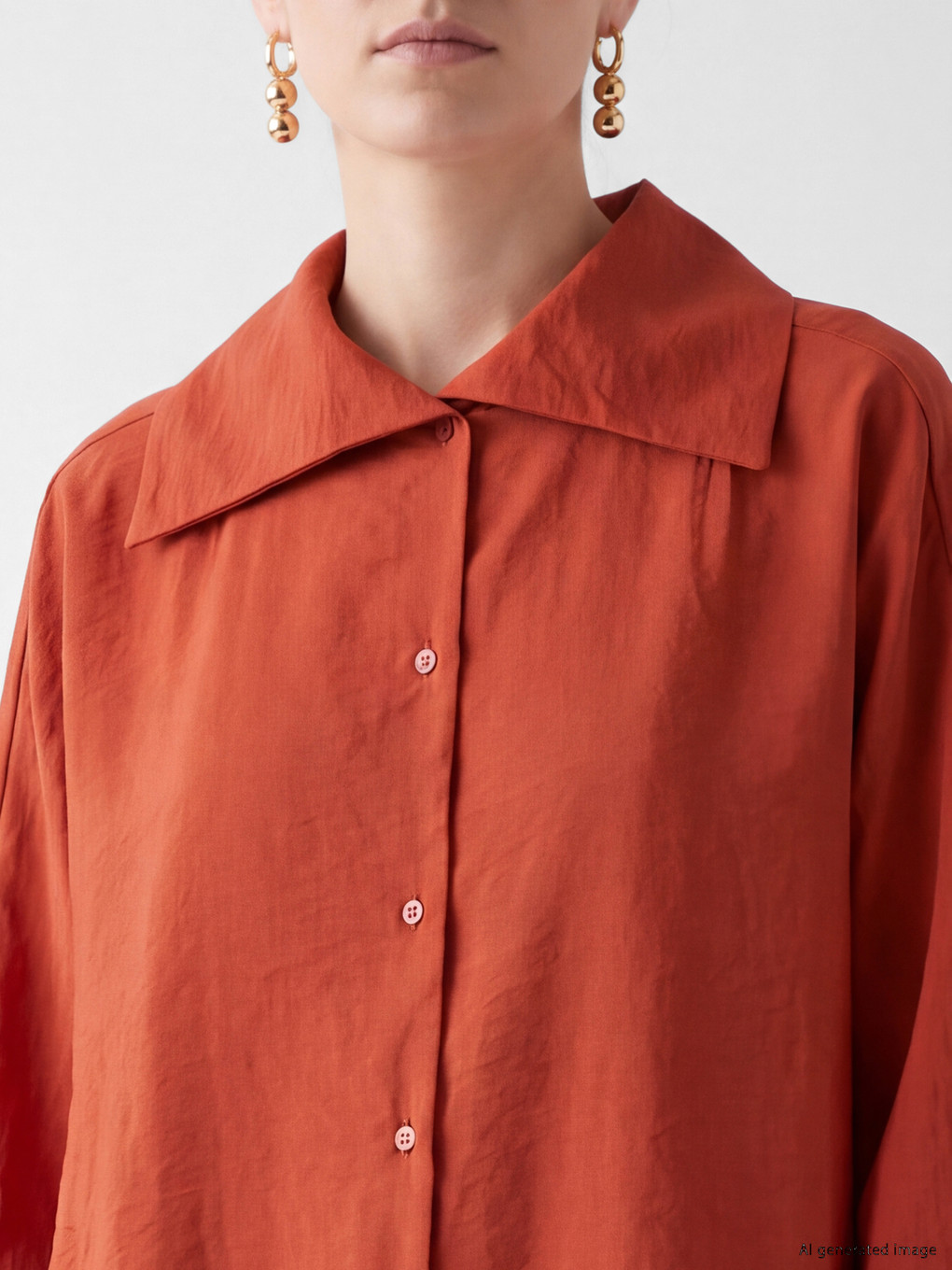 Modal Blended Women's Shirt Tunic-2