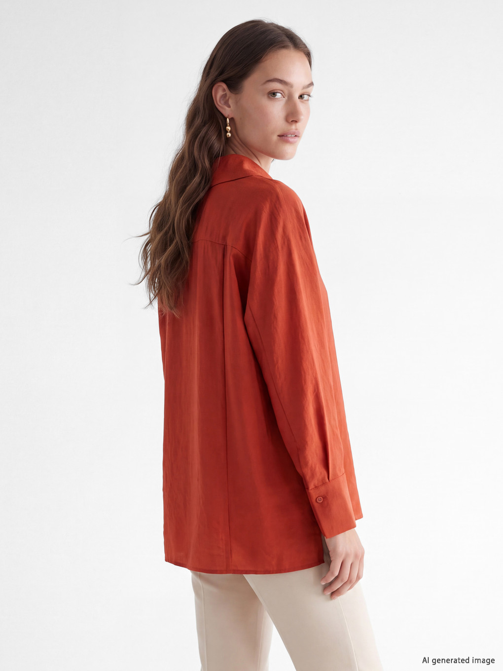 Modal Blended Women's Shirt Tunic-3