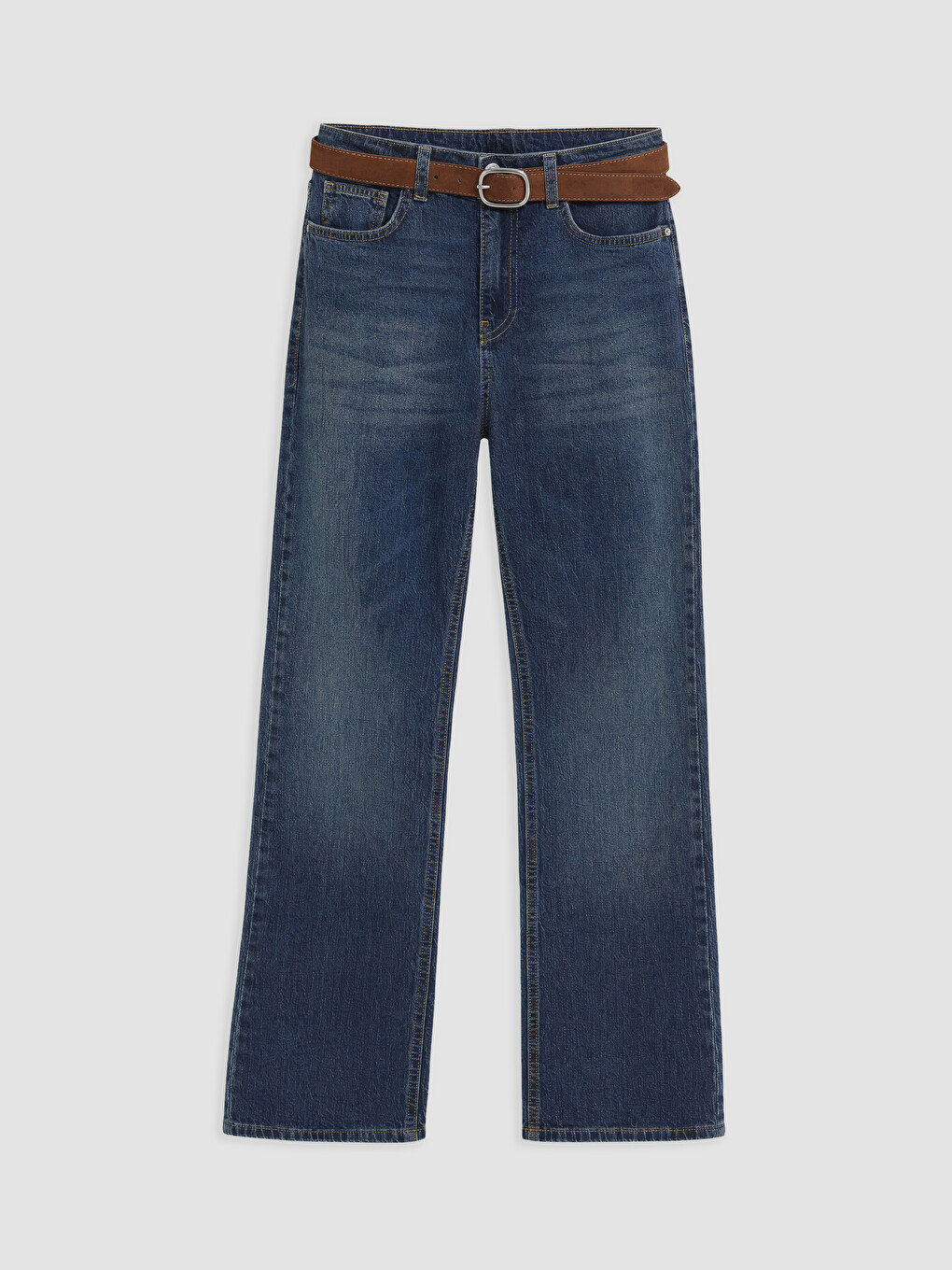 Belted Flare Jean-4