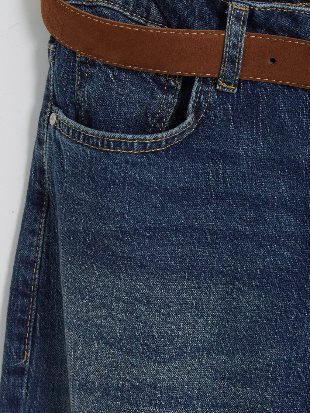 Belted Flare Jean-6