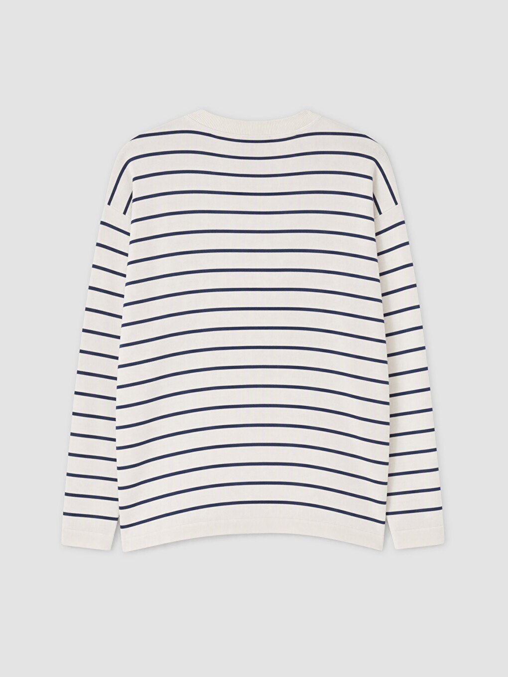 Crew Neck Striped Men's Sweater-2