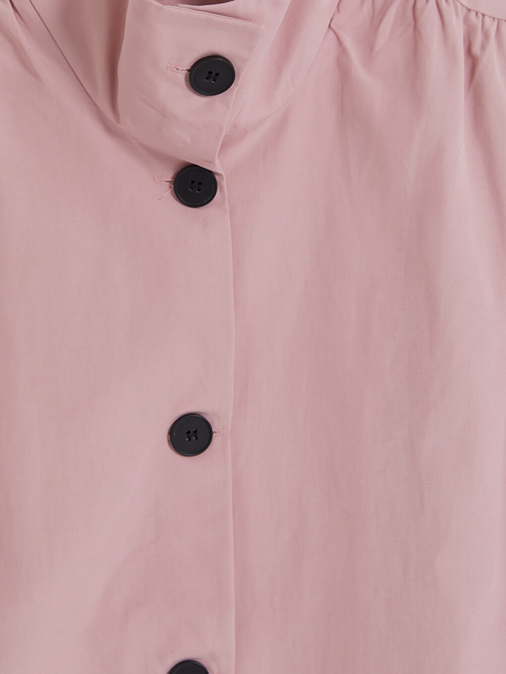 Mock Neck Oversize Women's Trench Coat-2