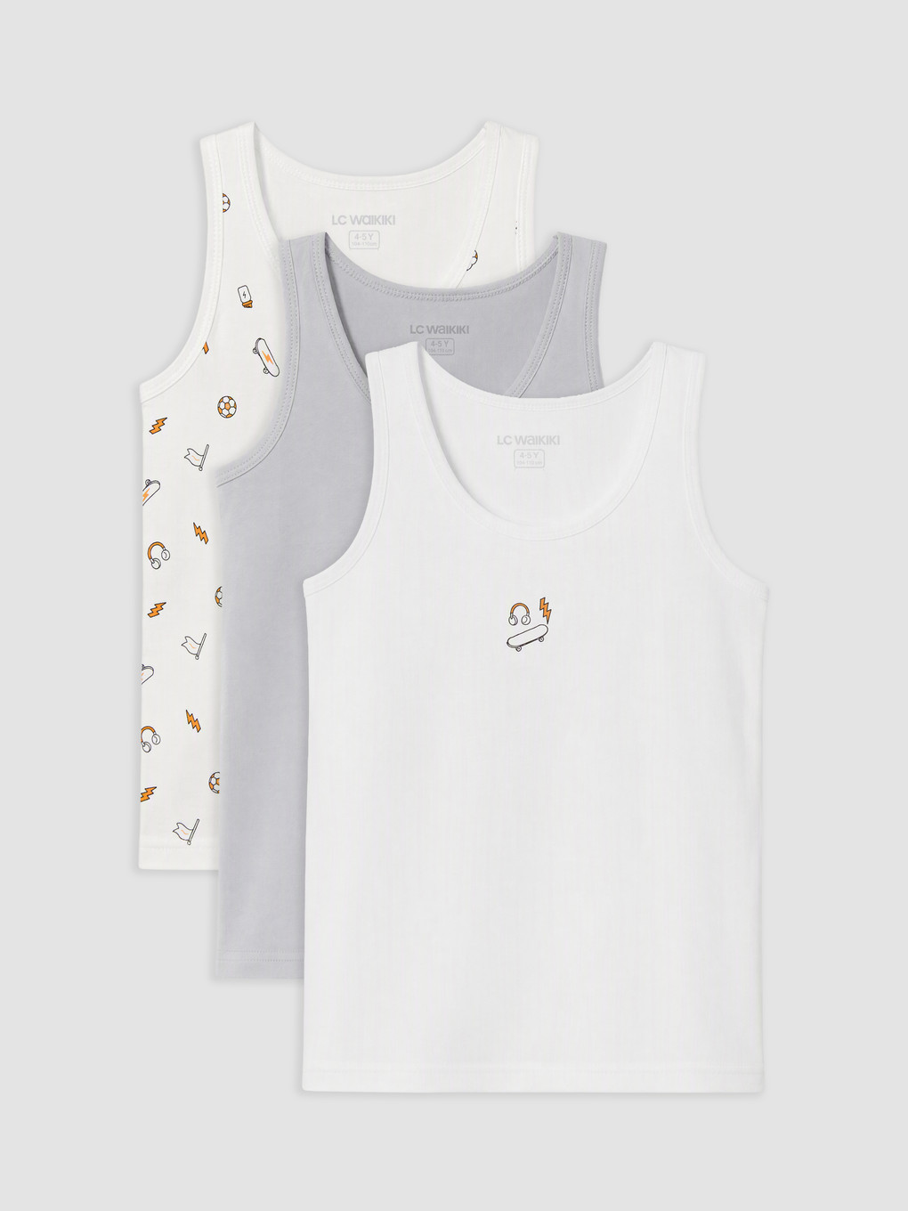 Boy White Vest