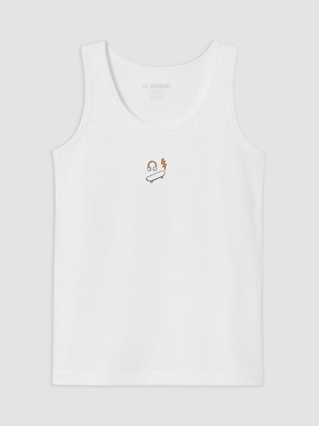 Boy White Vest-1