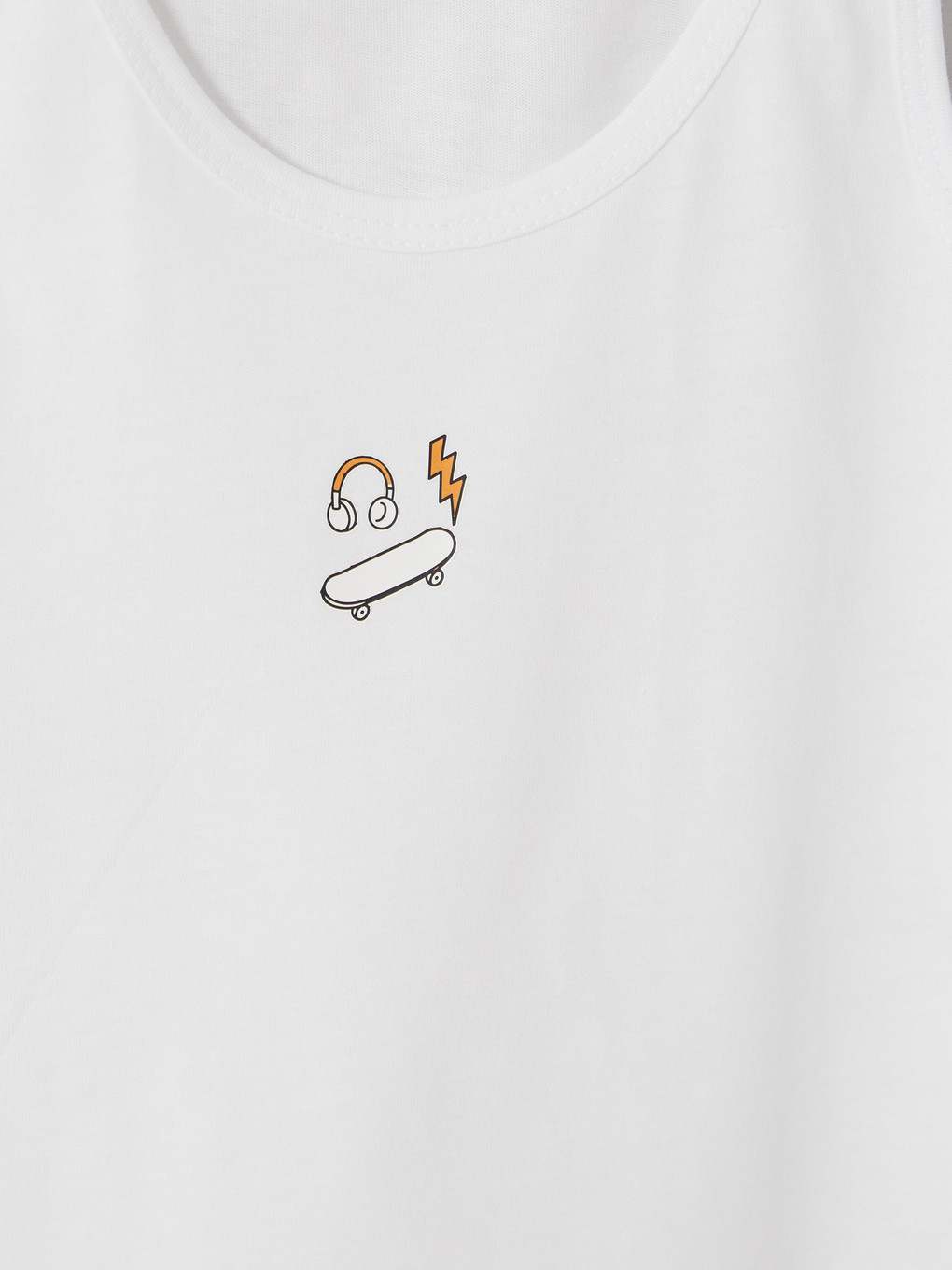 Boy White Vest-5