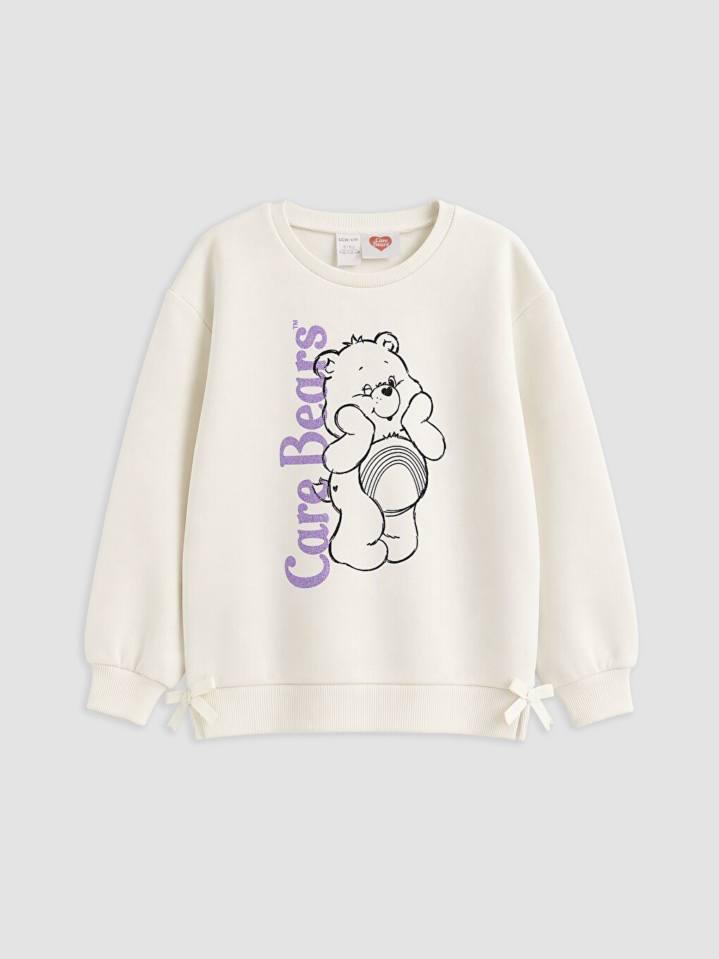 Girl Ecru Sweatshirt
