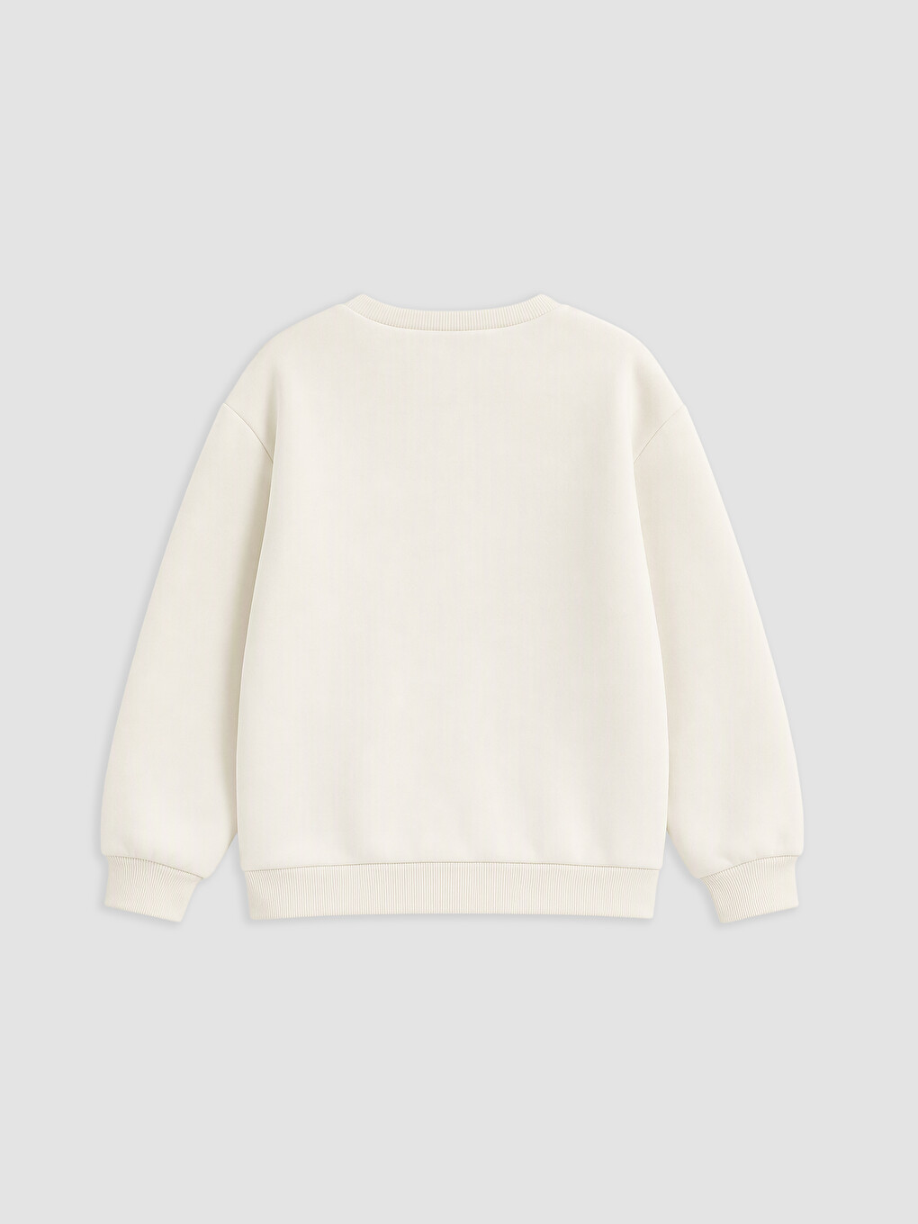 Girl Ecru Sweatshirt-1