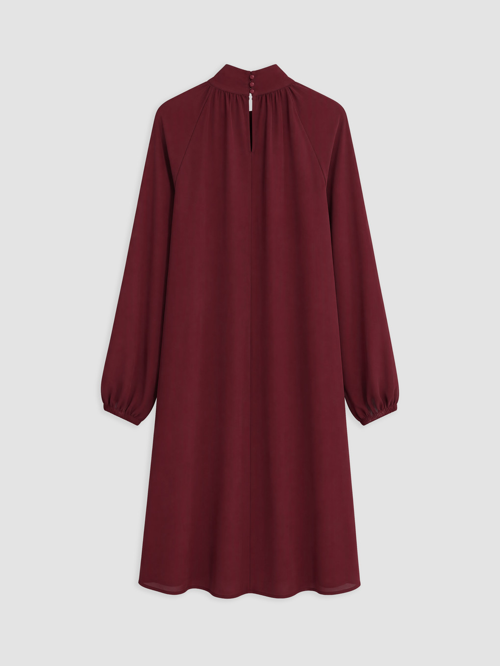 Plus Size Tie Neck Dress-6