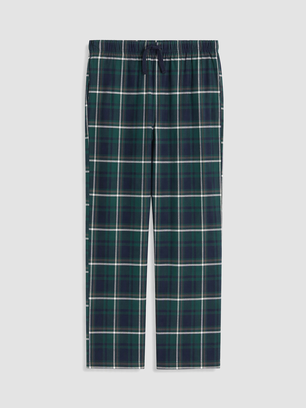 Yeşil Ekose Kareli Pijama Takım-4