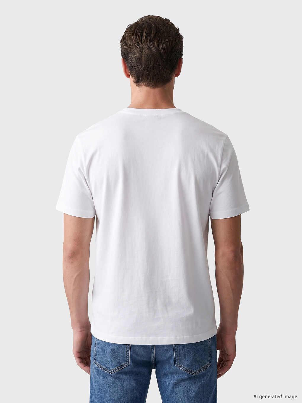 Crew Neck Printed Men's T-shirt-3