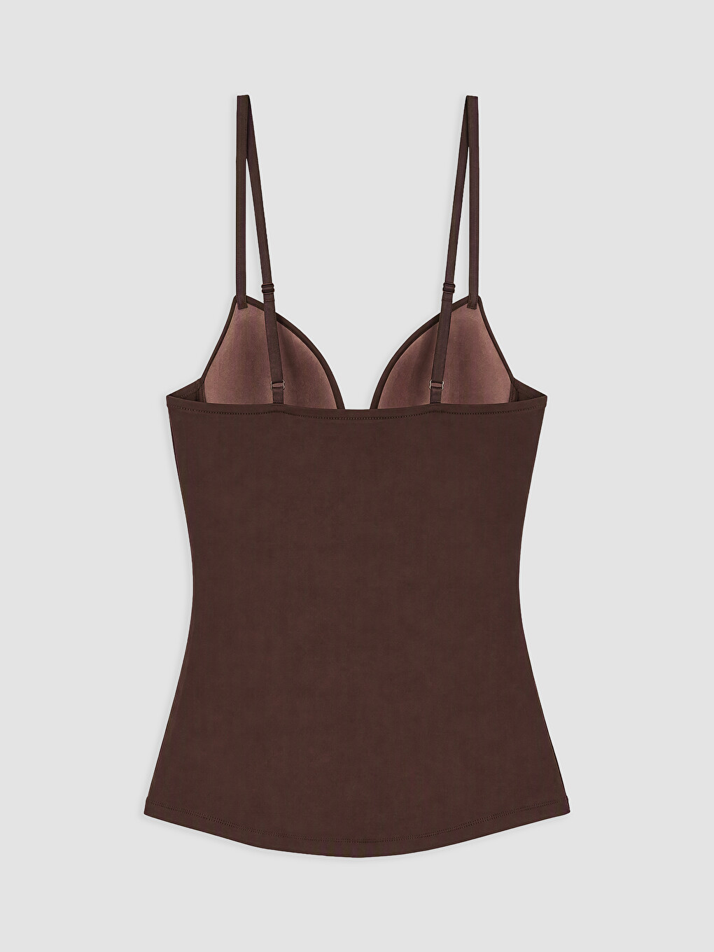 Woman Brown Tank Top-1