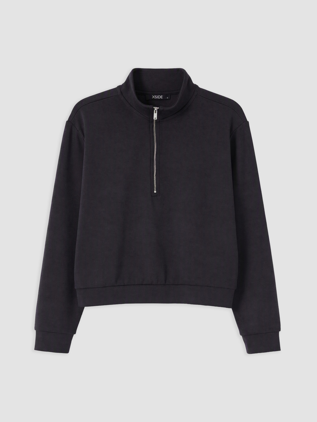 Antrasit Oversize Soft Touch Sweatshirt