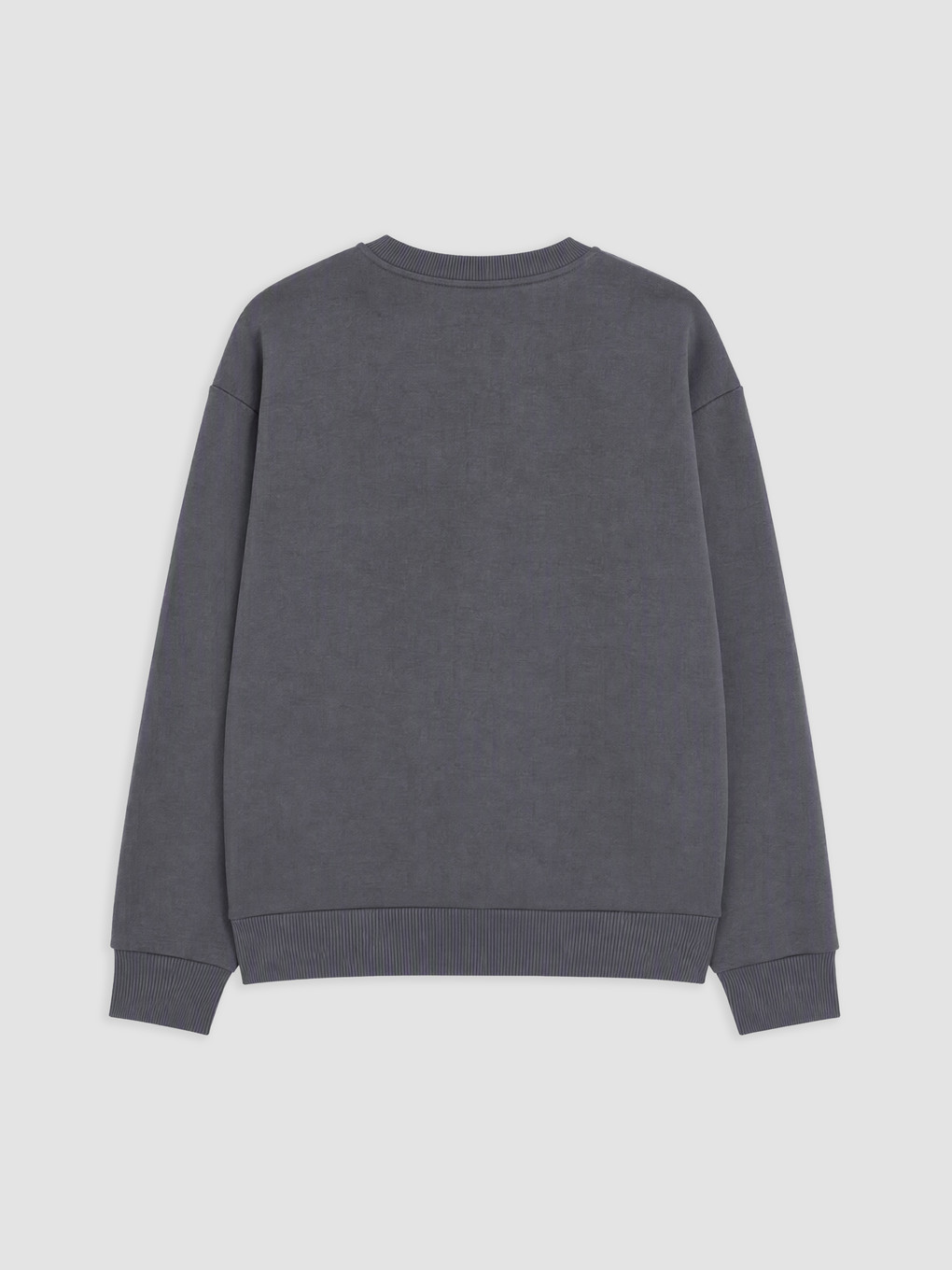 Antrasit Oversize Kadın Kalın Sweatshirt-1