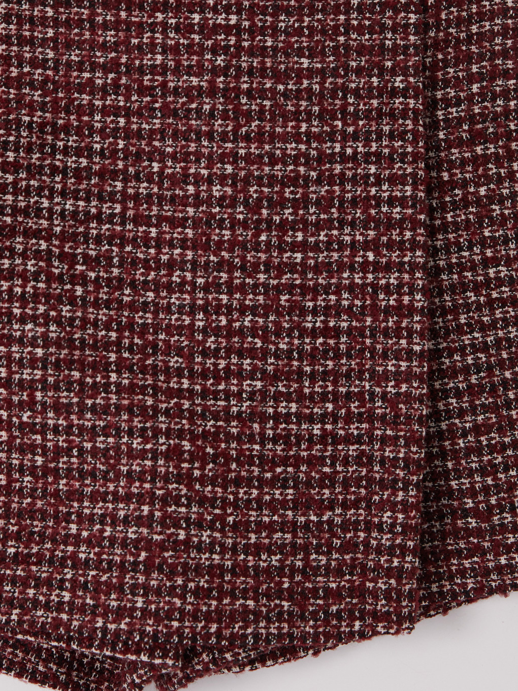 Mürdüm Ekose Tüvit Şort Etek-2