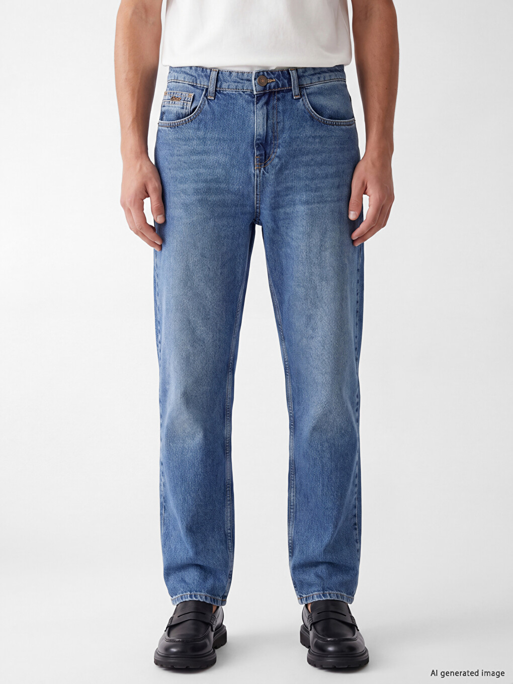 İndigo 745 Baggy Fit Erkek Jean Pantolon-1