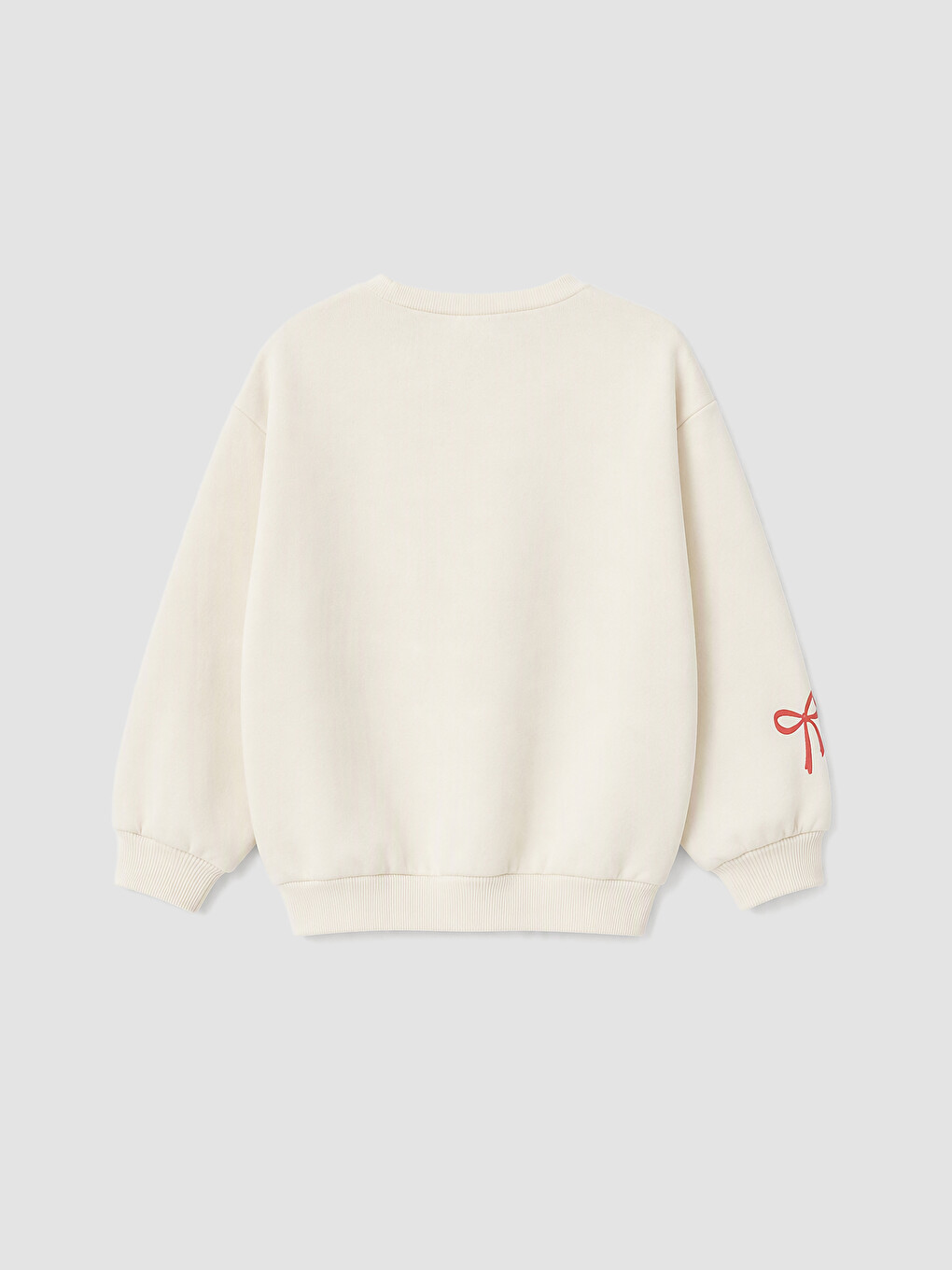 Girl Ecru Sweatshirt-2