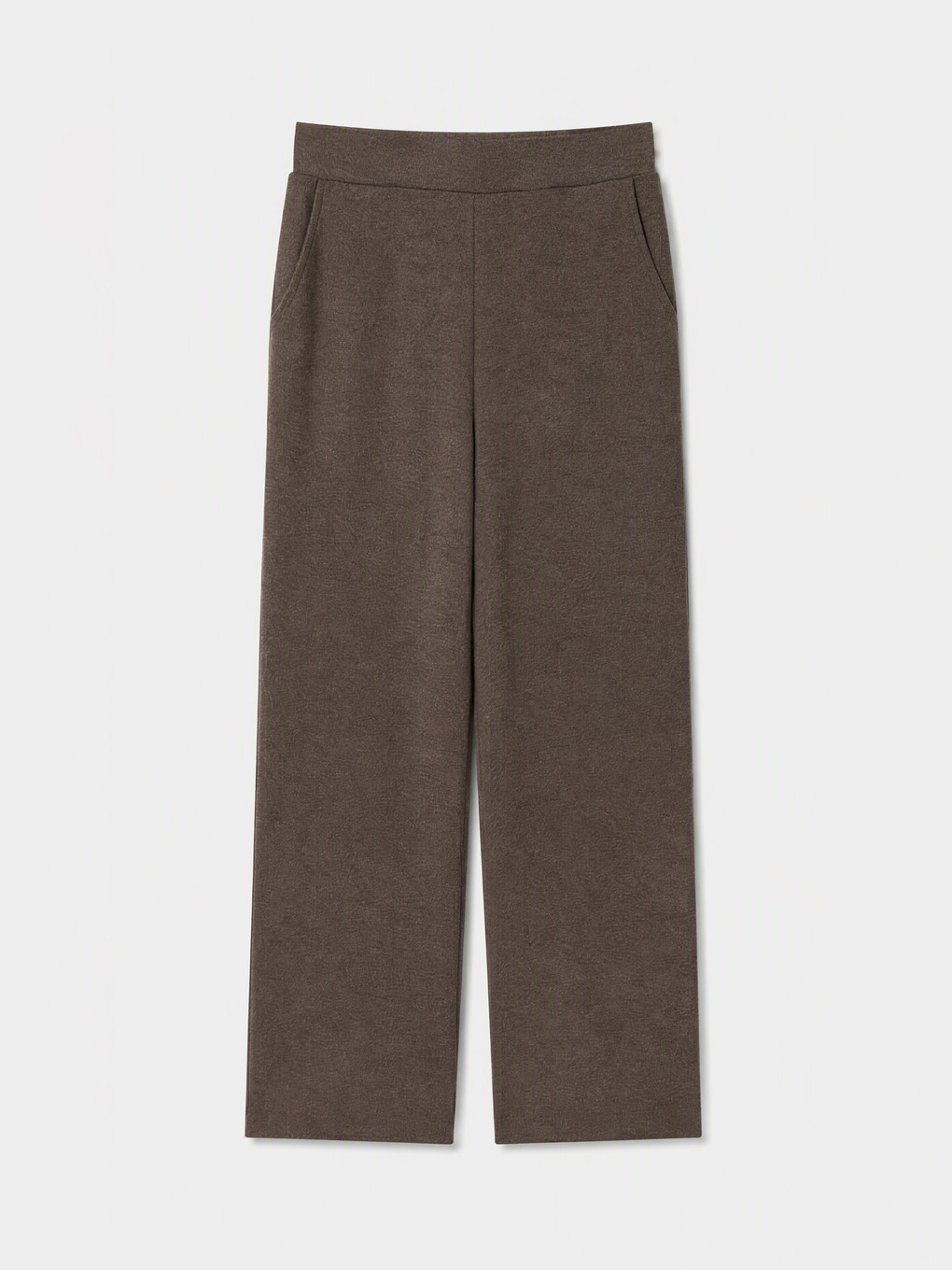 Elastic Waist Wide Leg Trousers