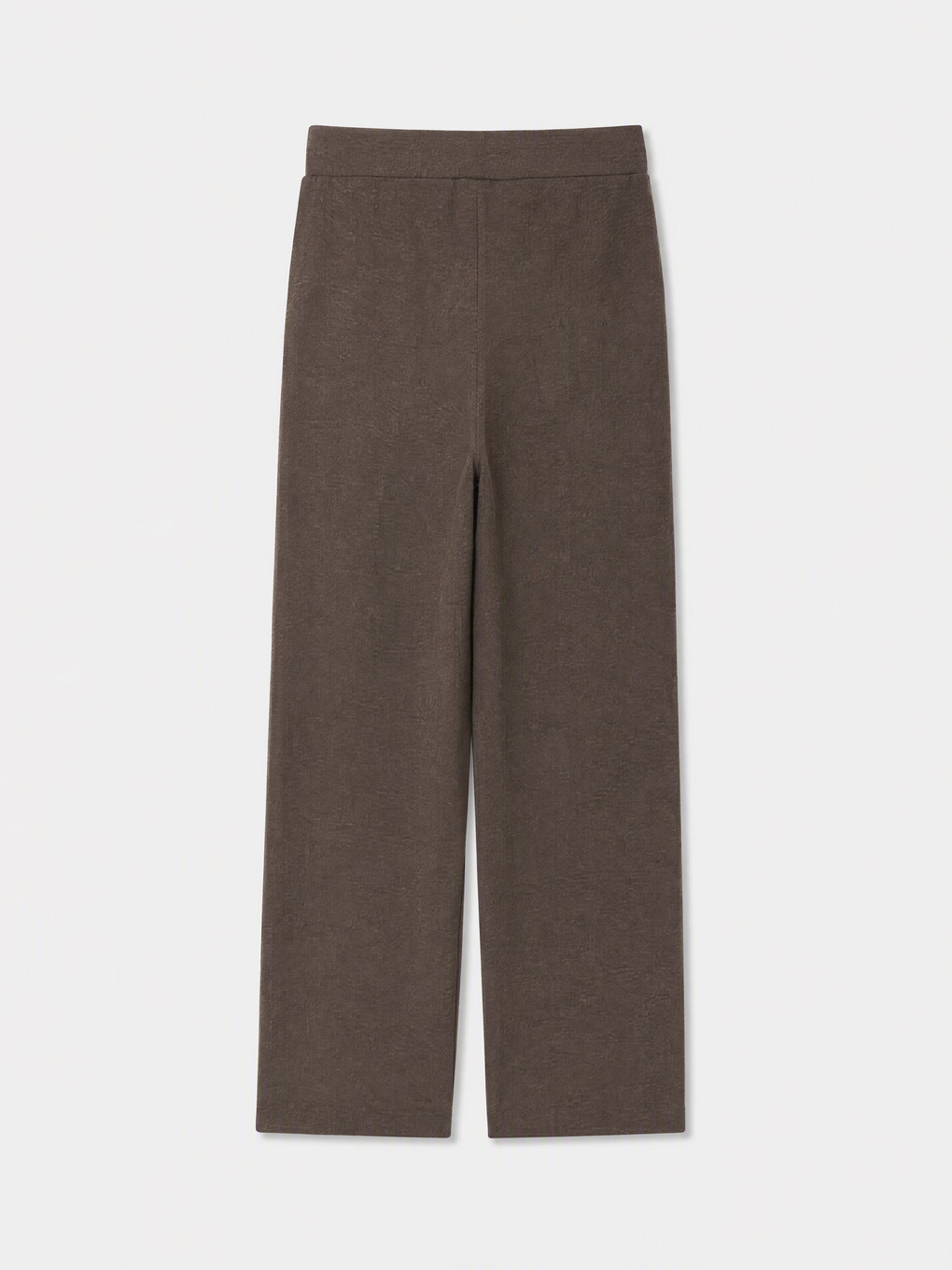 Elastic Waist Wide Leg Trousers-1