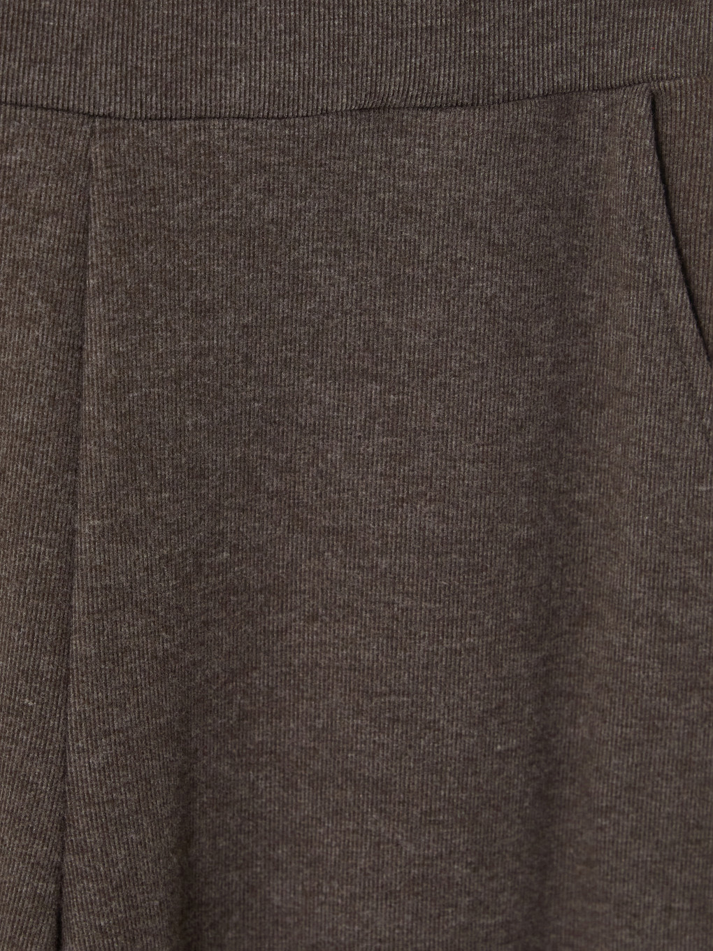 Elastic Waist Wide Leg Trousers-2