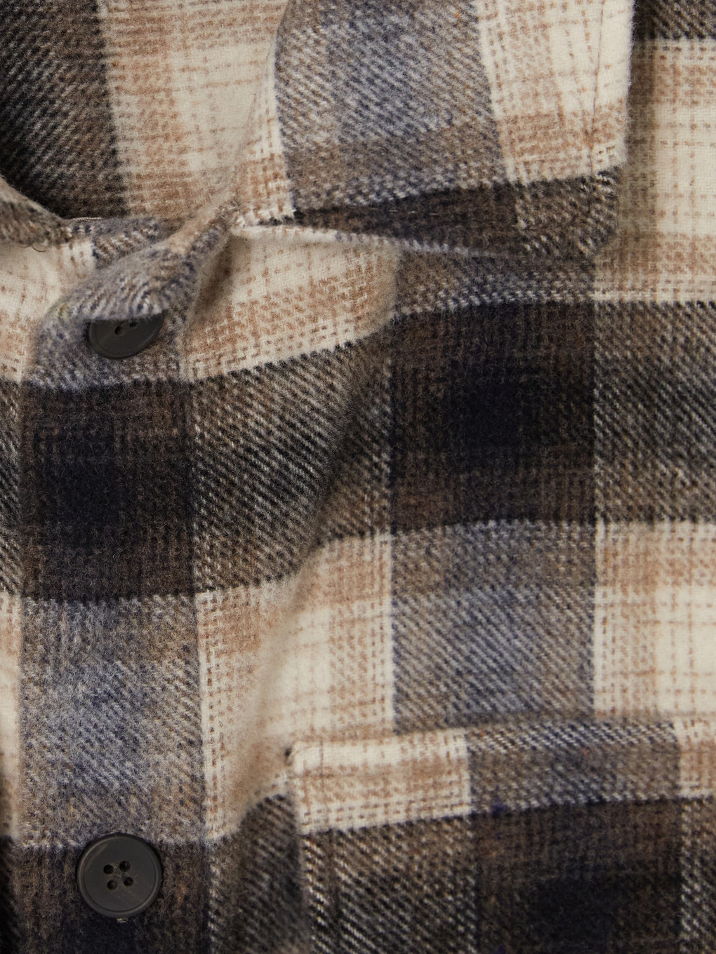 Man Beige Overshirt-2