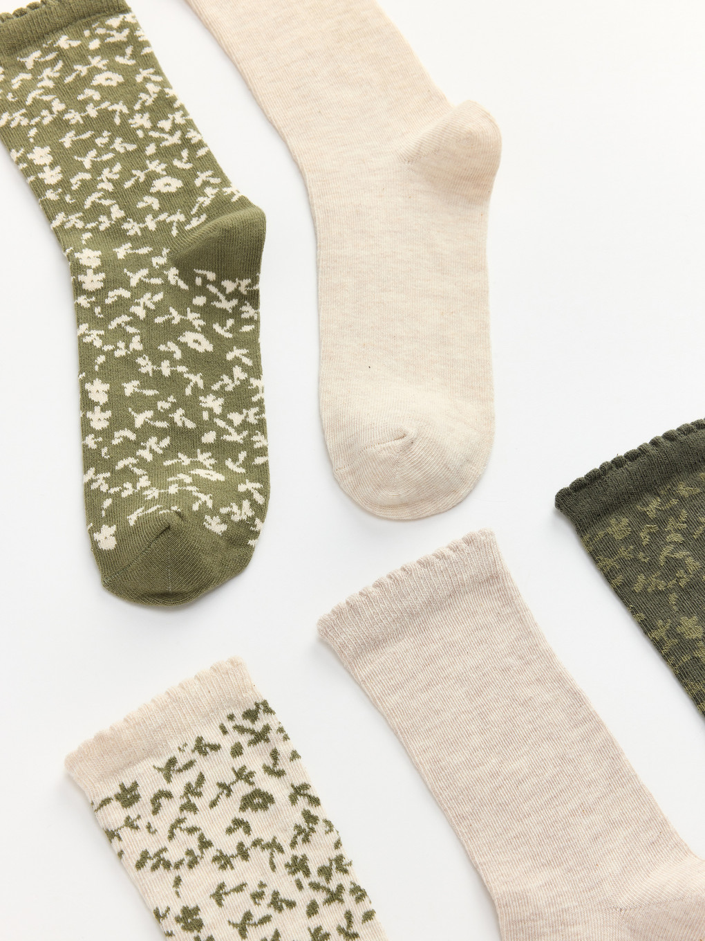 Floral Women's Ankle Socks 5-pack-1